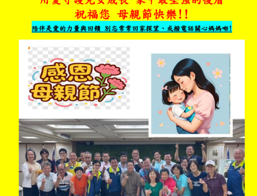 快訊128-敬祝母親節快樂!